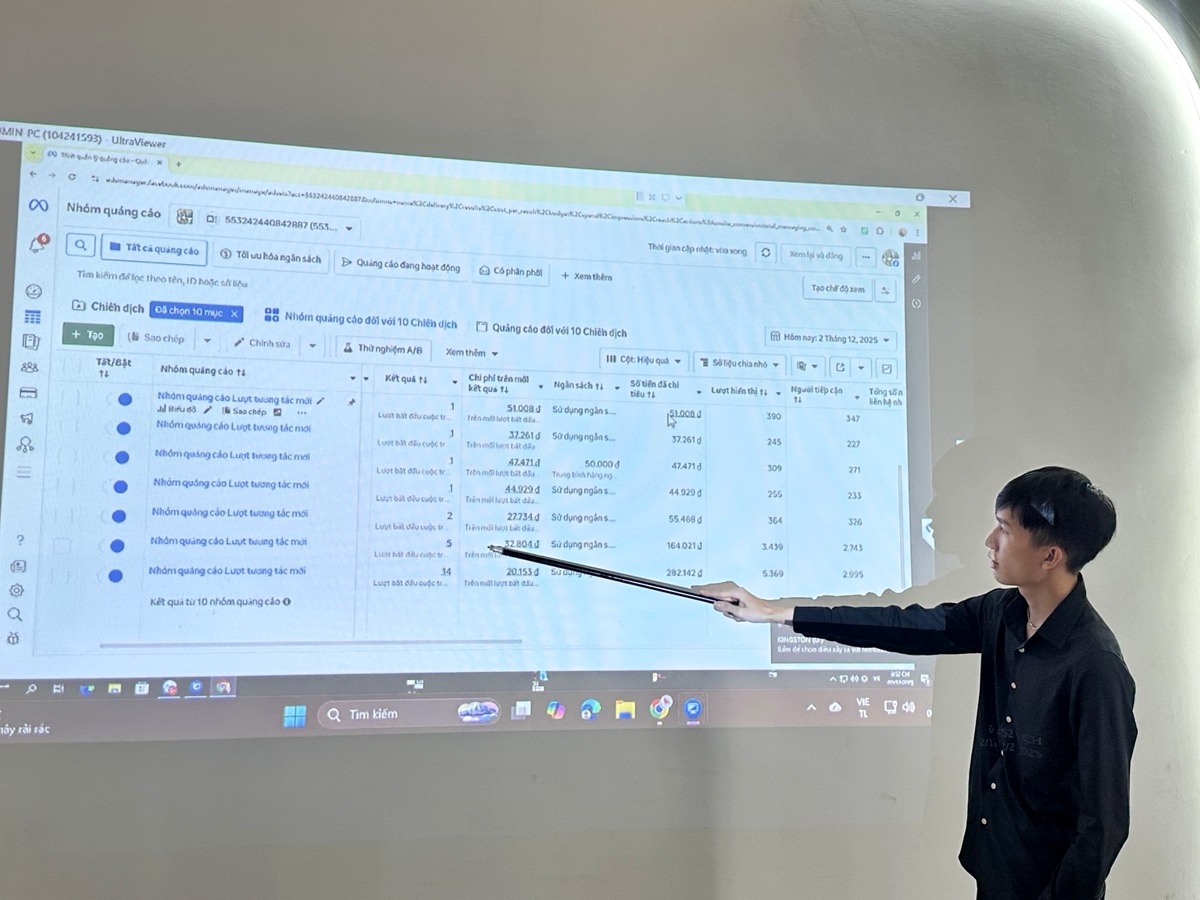 Kết quả thực chiến quảng cáo Facebook